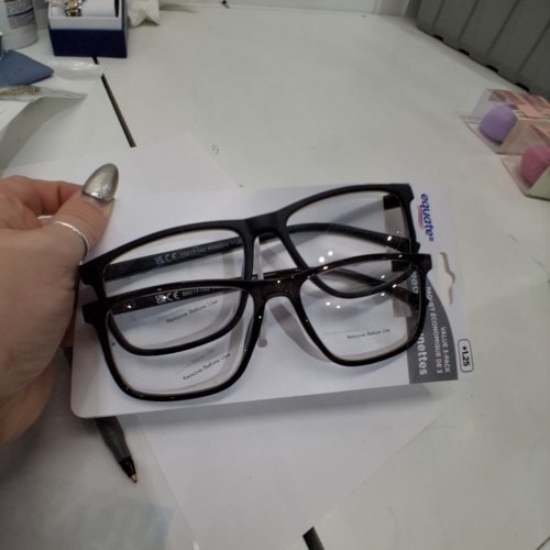 2PK ADULTS EQUATE READING GLASSES - +1.25 - BLACK/BROWN image 4