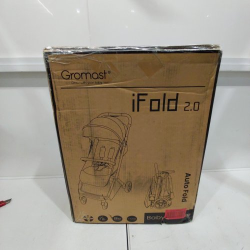 GROMAST IFOLD2.0 FOLDING BABY STROLLER - ROSE GOLD / BLACK (MODEL: GT077) image 5