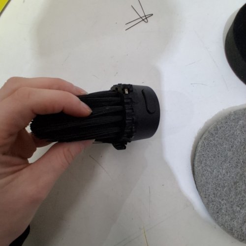 HOTO ELECTRIC SPIN SCRUBBER BRUSH WITH 6 BRUSH HEADS - 51" HANDLE - BLACK (MODEL: QWQJS001/1848324) image 5