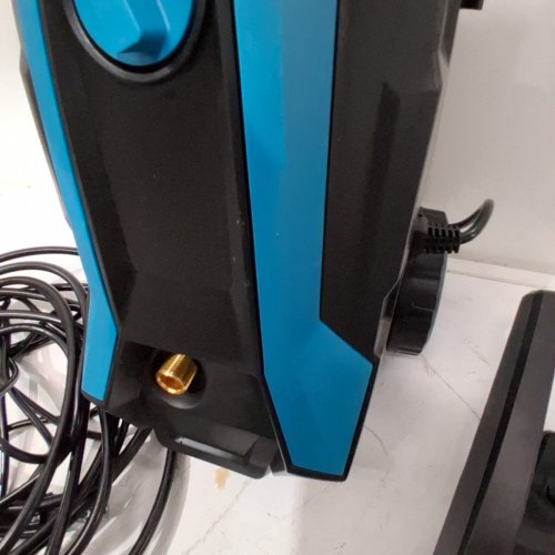 GREENER HIGH PRESSURE ELECTRIC PRESSURE WASHER WITH SOAP CANNON - 23FT HOSE/2.6GPM/4000PSI - BLACK/TEAL BLUE (MODEL: C5) image 4