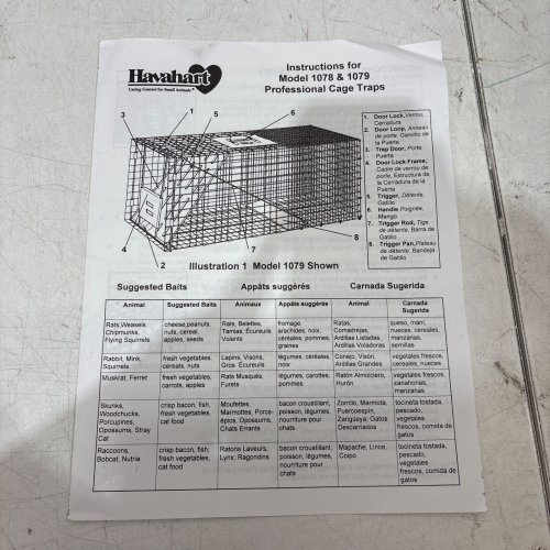 HAVAHART 1079 LIVE ANIMAL PROFESSIONAL-STYLE ONE-DOOR TRAP image 4