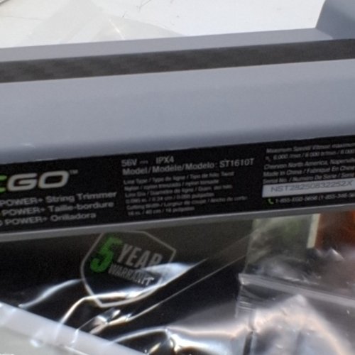 EGO POWER+ STRING TRIMMER for weeds and grass - 16" - BLACK - (MODEL:‎ ST1623T) image 4