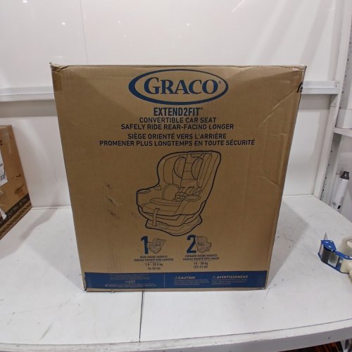 GRACO EXTEND2FIT 2-IN-1 CONVERTIBLE CAR SEAT - TITUS GREY/BLACK (MODEL: 2149057) image 7