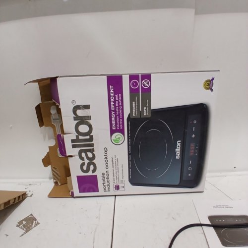 SALTON PORTABLE INDUCTION COOKTOP - BLACK - (ID1948) image 4