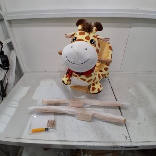 KIDS FUNLIO GIRAFFE ROCKING HORSE - YELLOW (MODEL: FL-074) image 2