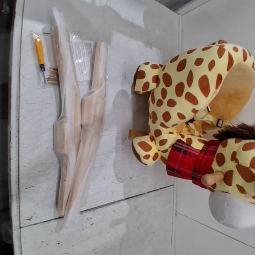 KIDS FUNLIO GIRAFFE ROCKING HORSE - YELLOW (MODEL: FL-074) image 7