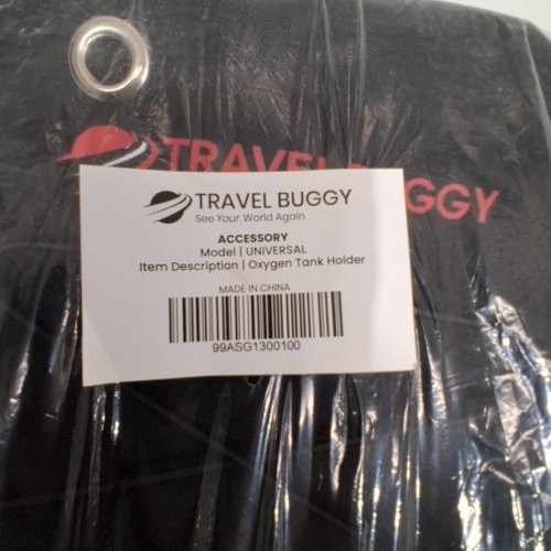 TRAVEL BUGGY OXYGEN TANK BACKPACK BAG - BLACK image 4