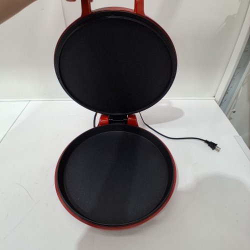NUTRICHEF NON-STICK ELECTRIC MULTIPURPOSE PIZZA COOKER - 12" /1500W - RED/BLACK (MODEL: ‎NCSW837RED) image 4