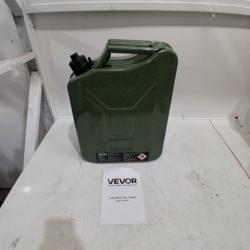 HEAT RESISTANT RUSTPROOF STEEL FUEL JERRY CAN WITH FLEXIBLE SPOUT - 20L - GREEN (MODEL-YOILP3001-20L) image 2