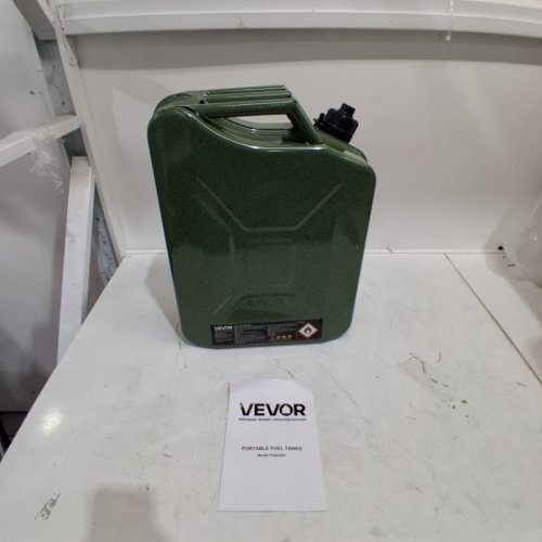 HEAT RESISTANT RUSTPROOF STEEL FUEL JERRY CAN WITH FLEXIBLE SPOUT - 20L - GREEN (MODEL-YOILP3001-20L) image 3
