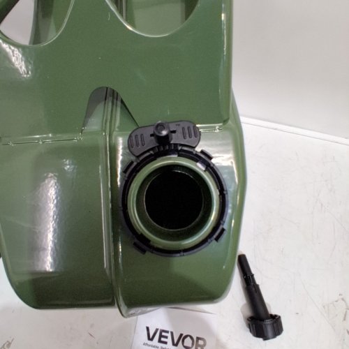 HEAT RESISTANT RUSTPROOF STEEL FUEL JERRY CAN WITH FLEXIBLE SPOUT - 20L - GREEN (MODEL-YOILP3001-20L) image 4