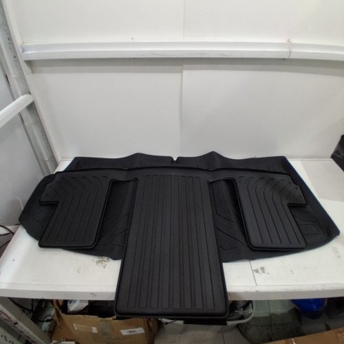 5PC FLOOR MAT & CARGO LINER COMPATIBLE WITH CHEVROLET TRAVERSE (2018-2023) - BLACK image 5
