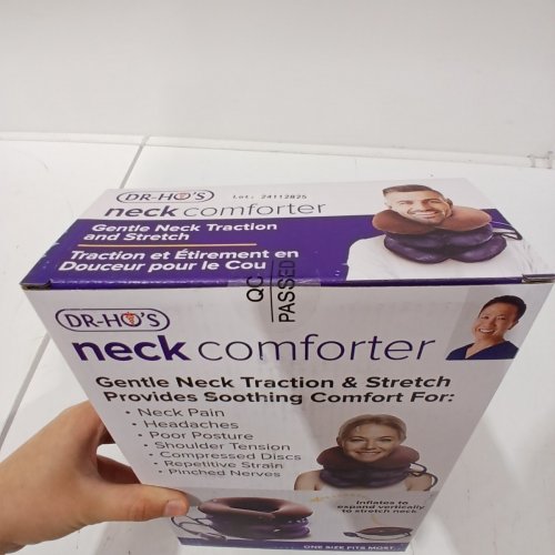 DR-HO'S NECK COMFORTER CERVICAL TRACTION DEVICE - OSFM - PURPLE image 3