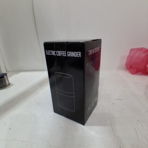 KYG ELECTRIC COFFEE/SEED GRINDER WITH REMOVABLE BOWL SPICE GRINDER AND WASHABLE STAINLESS STEEL CUP - 300W - BLACK - (MODEL: M200B) image 5