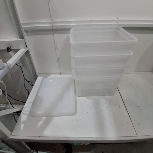 4PK IRIS FILE / LEGAL LETTER ORGANIZER PLASTIC STORAGE BIN/TOTE - 33L - CLEAR (MODEL: FB-21E/FB-21EE) image 2
