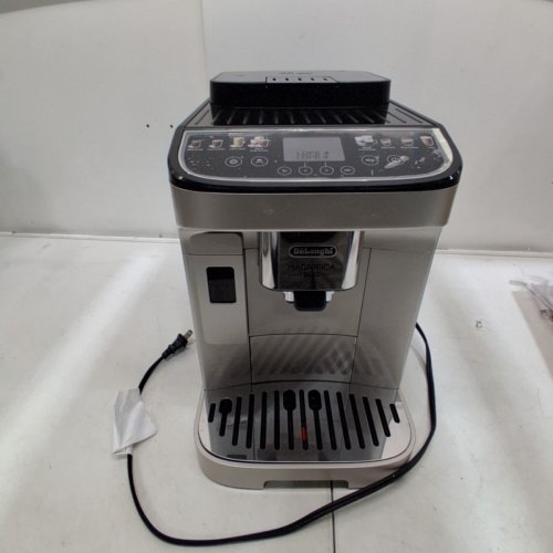 DELONGHI MAGNIFICA DUO AUTOMATIC ESPRESSO MACHINE, MILK FROTHER, 20 ONE-TOUCH RECIPES - SILVER - (MODEL:ECAM33080SXB) image 4