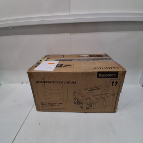 EUHOMY CAR REFRIGERATOR COMPRESSOR ELECTRIC COOLER WITH APP CONTROL - 12V - 10L - BLACK/GREY (MODEL: CF020-10GR-CAEH) image 4