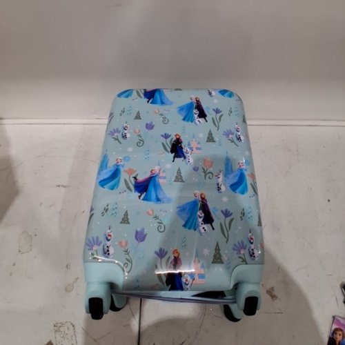 KIDS AMERICAN TOURISTER FROZEN SPINNER LUGGAGE - 18" - GREEN/BLUE (ITEM: 154616-4427) image 3
