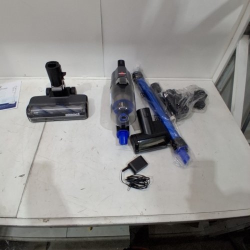 BISSELL POWERCLEAN FURFINDER SELF-STANDING CORDLESS VACUUM WITH TANGLE FREE BRUSH ROLL - 200W - BLUE/BLACK (MODEL: 4052B) image 3