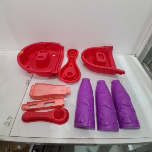 KIDS HYES WATER TABLE 3-TIER SPLASH SAND TABLE WATER TOYS - PINK image 2