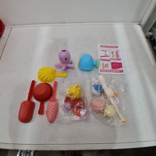 KIDS HYES WATER TABLE 3-TIER SPLASH SAND TABLE WATER TOYS - PINK image 3