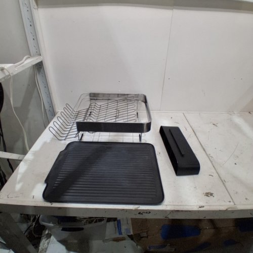 KITCHENAID STAINLESS STEEL DISH RACK - 19.6" X 14.9" X 6.9" - WHITE (MODEL: 2003691) image 2