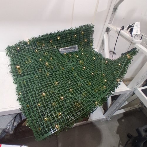 ARTIFICIAL BOXWOOD HEDGE WITH LIGHTS - 40" X 40" - GREEN (MODEL: BOXWOOD400) image 2