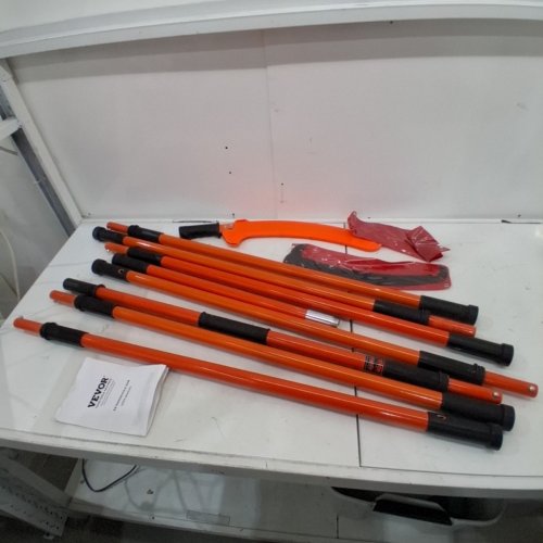 MANUAL POLE SAW WITH SHARP STEEL BLADE - 7.3FT-27FT EXTENDABLE - ORANGE/BLACK (MODEL: RZYLG-1) image 2
