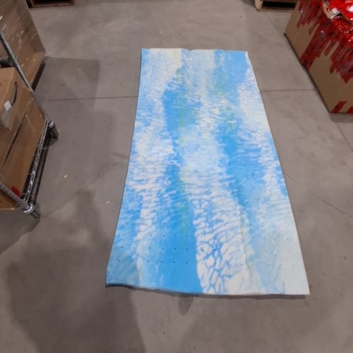 MEMORY FOAM MATTRESS TOPPER - TWIN XL - BLUE image 2