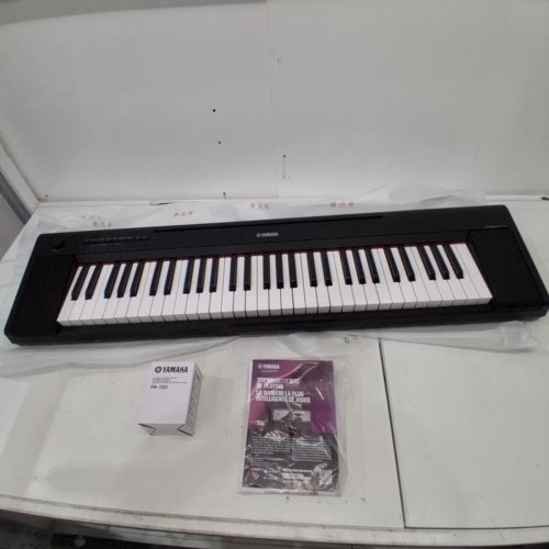 YAMAHA PIAGGERO 61-KEY DIGITAL PIANO WITH SEMI-WEIGHTED TOUCH SENSITIVE KEYS - LIGHTWEIGHT, PORTABLE, MUSIC STAND, BUILT-IN SPEAKERS - BLACK (MODEL: NP-15B) image 4