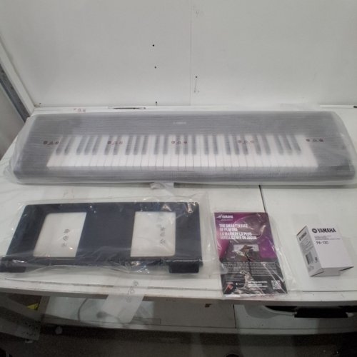 YAMAHA PIAGGERO 61-KEY DIGITAL PIANO WITH SEMI-WEIGHTED TOUCH SENSITIVE KEYS - LIGHTWEIGHT, PORTABLE, MUSIC STAND, BUILT-IN SPEAKERS - BLACK (MODEL: NP-15B) image 6