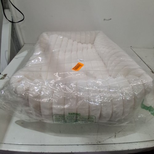 COZY KISS WASHABLE ANTI SLIP ORTHOPEDIC DOG BED - 25" X 21" - WHITE / BLACK image 6