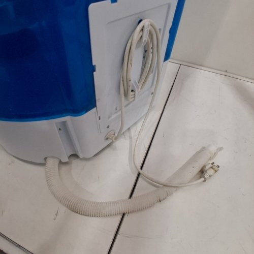 RUN.SE PORTABLE WASHING MACHINE TWIN TUB WITH BUILT IN GRAVITY DRAIN - 11LB CAPACITY - WHITE / BLUE (MODEL: PE22728) image 5