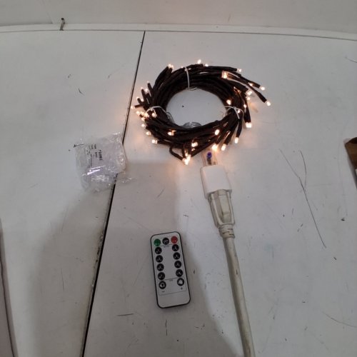 ENCHANTED WILLOW BRANCH VINE LIGHTS DECOR WITH REMOTE - 96 LIGHT - BROWN /WARM WHITE image 2