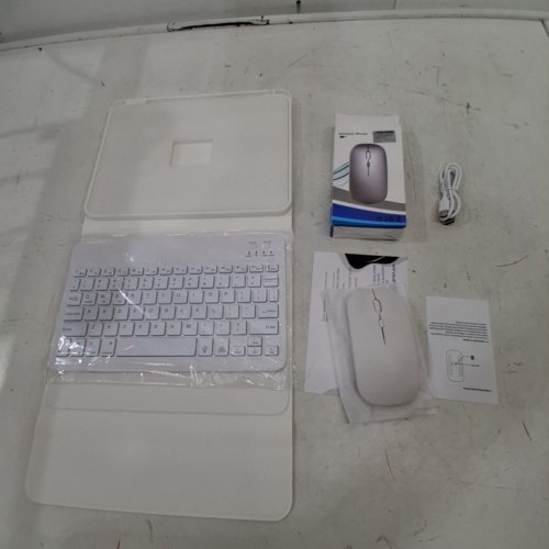 RAYMCRAFT PROTECTIVE CASE WITH REMOVABLE KEYBOARD, BACKLIT KEYS AND MOUSE - COMPATIBLE WITH FOR IPAD A16 11TH (2025)/10TH 10.9" (2022) - WHITE image 4