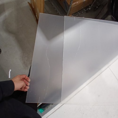 2PK ACRYLIC PLEXIGLASS SHEET - 2FT X 4FT, 1/8" THICK - CLEAR image 4