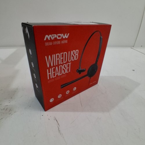 MPOW WIRED USB HEADSET WITH MICROPHONE -3.5MM - MODEL#BH323A image 4