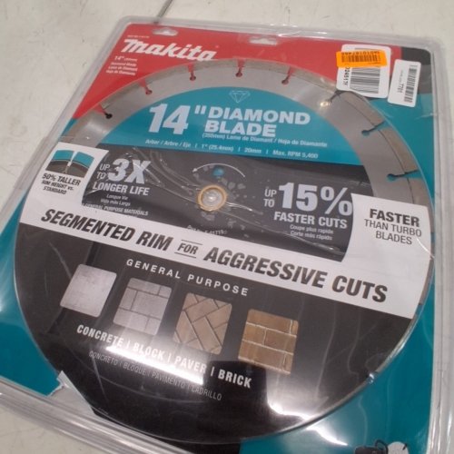 MAKITA 14" METAL CUTTING DIAMOND BLADE - 14" (D-42597) image 3