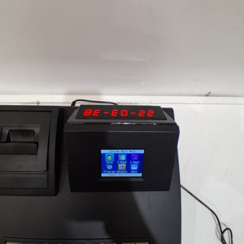 ELECTRONIC 48 KEY CASH REGISTER WITH SCREEEN DISPLAY AND THERMAL PRINTER - BLACK image 2