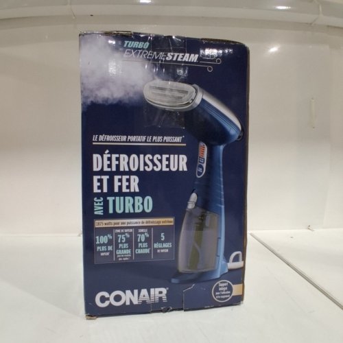 5 SETTING CONAIR TURBO EXTREME STEAM STEAM AND PRESS 1875 WATTS BLUE image 6