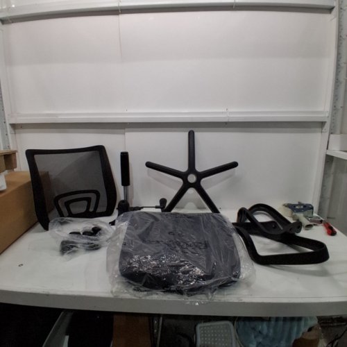 BESTOFFICE ADJUSTABLE ERGONOMIC HOME OFFICE DESK CHAIR - 18" X 21.5" - BLACK image 2