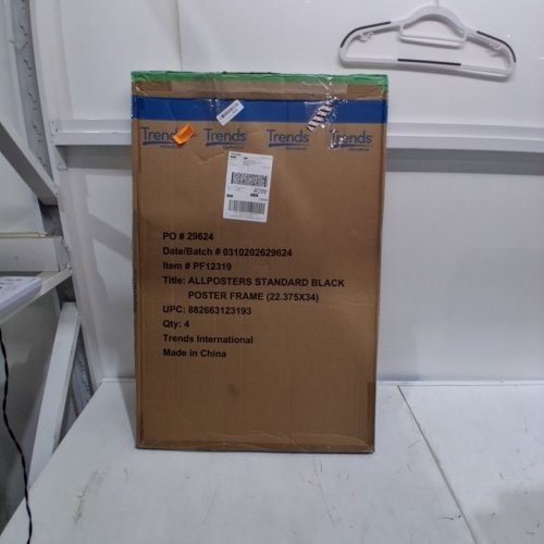 ALLPOSTERS POSTER FRAME FOR HORIZONTAL OR VERTICAL HANGING - 22.3" X 34" - BLACK (MODEL: PF12319) image 4