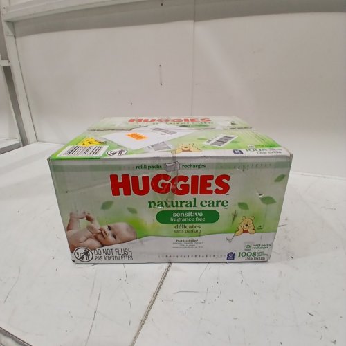 6PK HUGGIES NATURAL CARE SENSITIVE SKIN BABY WIPES (TOTAL 1008 WIPES) image 3