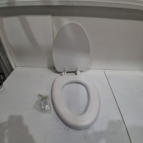 BEMIS MAYFAIR ELONGATED TOILET SEAT - 17.4" X 14.15" - WHITE (MODEL: 1815EC) image 2