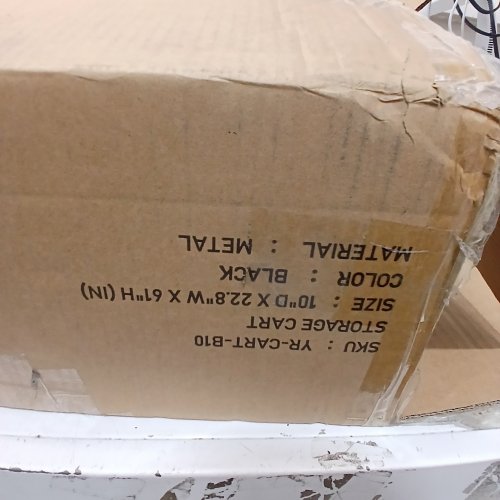 STORAGE CART - 70" X 22.8" X 61" - BLACK (ITEM: YR-CART-B10) image 3