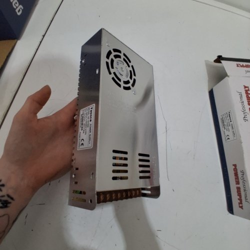 YASOCA SWITCHING POWER SUPPLY - AC INPUT 110/220 V ±15%; DC OUTPUT 12 V 30A - SILVER (MODEL: YS-12V30A) image 2