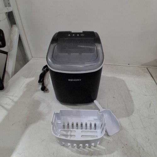 EUHOMY COUNTERTOP ICE MAKER - MAKES 26LBS/DAY - BLACK (MODEL: IM-06D) image 3