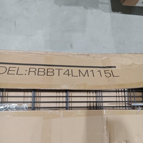 REIBII 4 TIER ADJUSTABLE METAL SHELVING STORAGE UNIT - 45" X 18" X 63", 800LBS MAX - BLACK - (MODEL: RBBT4LM115L) image 2