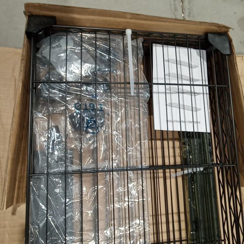 REIBII 4 TIER ADJUSTABLE METAL SHELVING STORAGE UNIT - 45" X 18" X 63", 800LBS MAX - BLACK - (MODEL: RBBT4LM115L) image 4