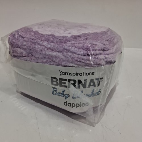 BERNAT DAPPLED BABY BLANKET YARN - 10.5 OZ - CROCUS FAERIE/PURPLE image 5